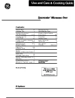 GE Spacemaker 164 D2092P126 Use And Care Manual preview