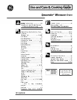 GE Spacemaker 164 D2588P191 Use And Care Manual preview