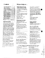 Preview for 2 page of GE Spacemaker-3 JEM4F Use And Care Manual