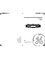 GE Spacemaker 7-5400 User Manual preview