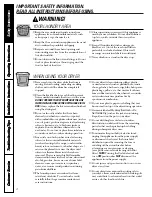 Preview for 4 page of GE Spacemaker DH43 Owner'S Manual And Installation Instructions