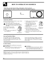 Preview for 6 page of GE Spacemaker DSKP233ET Use And Care Manual