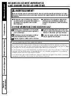 Preview for 28 page of GE Spacemaker DSXH43D Owner'S Manual