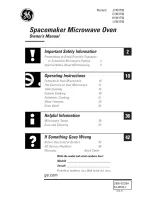 Preview for 49 page of GE Spacemaker EVM1750 Owner'S Manual