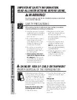 Preview for 2 page of GE Spacemaker GMR06AAZ Owner'S Manual & Installation Instructions