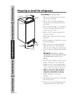 Preview for 10 page of GE Spacemaker GMR06AAZ Owner'S Manual & Installation Instructions