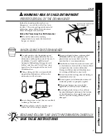 Предварительный просмотр 3 страницы GE Spacemaker GSM1800J Owner'S Manual