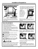 Preview for 4 page of GE Spacemaker GSM1860NSS Installation Instructions Manual