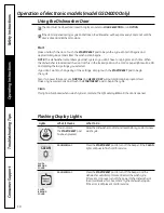 Preview for 10 page of GE Spacemaker GSM2200V Owner'S Manual