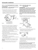 Предварительный просмотр 10 страницы GE Spacemaker GSM2200V00BB Installation Instructions Manual