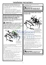Preview for 5 page of GE Spacemaker GTUP240EMWW Installation Instructions Manual