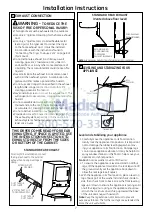 Preview for 7 page of GE Spacemaker GTUP240EMWW Installation Instructions Manual