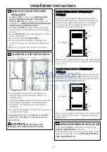 Preview for 11 page of GE Spacemaker GTUP240EMWW Installation Instructions Manual