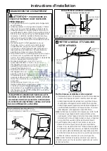 Preview for 19 page of GE Spacemaker GTUP240EMWW Installation Instructions Manual