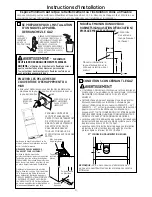 Preview for 16 page of GE Spacemaker GTUP240GMWW Installation Instructions Manual