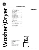 GE Spacemaker GTUP270GMWW Owner'S Manual preview