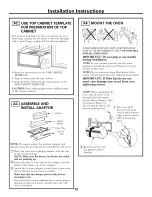 Предварительный просмотр 13 страницы GE Spacemaker HVM1540 Installation Instructions Manual