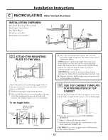 Предварительный просмотр 19 страницы GE Spacemaker HVM1540 Installation Instructions Manual