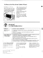 Preview for 10 page of GE Spacemaker II JEM10F Use And Care Manual