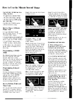 Preview for 9 page of GE Spacemaker II JEM20H Use And Care Manual