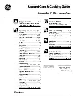 Preview for 1 page of GE Spacemaker II JEM31M Use And Care & Cooking Manual