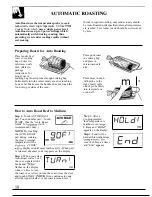 Preview for 18 page of GE Spacemaker II JEM31M Use And Care & Cooking Manual