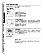 Preview for 7 page of GE Spacemaker JMS08BDWH Owner'S Manual