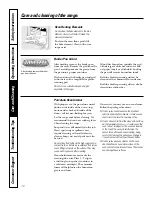 Preview for 13 page of GE Spacemaker JMS08BDWH Owner'S Manual