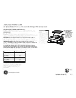 Предварительный просмотр 2 страницы GE Spacemaker JNM1541DM Datasheet