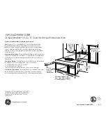 GE Spacemaker JNM1541DP Dimensions And Installation Information preview