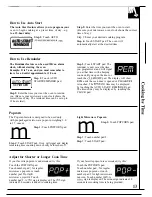 Preview for 13 page of GE Spacemaker JVM139K Use And Care Manual