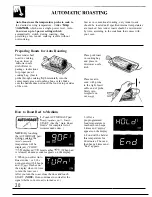 Preview for 20 page of GE Spacemaker JVM139K Use And Care Manual