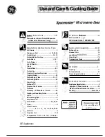 Предварительный просмотр 1 страницы GE Spacemaker JVM140K User Manual