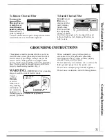 Предварительный просмотр 31 страницы GE Spacemaker JVM140K User Manual