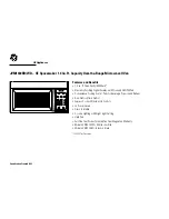 Preview for 2 page of GE Spacemaker JVM1430WD Dimensions And Installation Information