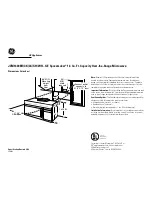 GE Spacemaker JVM1440BH Datasheet preview