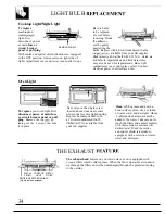 Preview for 34 page of GE Spacemaker JVM150K Use And Care & Cooking Manual