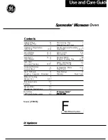 Preview for 1 page of GE Spacemaker JVM152J Use And Care Manual