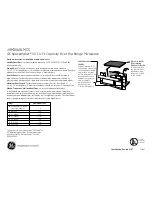 Preview for 2 page of GE Spacemaker JVM1540LMCS Dimensions And Installation Information