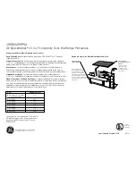 Предварительный просмотр 2 страницы GE Spacemaker JVM1540MPSA Dimensions And Installation Information