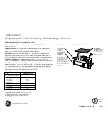 Preview for 2 page of GE Spacemaker JVM1540SMSS Datasheet