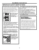 Preview for 3 page of GE Spacemaker JVM1630BK Installation Instructions Manual