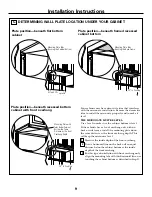 Preview for 9 page of GE Spacemaker JVM1630BK Installation Instructions Manual