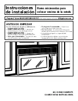 Preview for 25 page of GE Spacemaker JVM1630BK Installation Instructions Manual