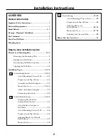 Предварительный просмотр 2 страницы GE Spacemaker JVM1630CH Installation Instructions Manual