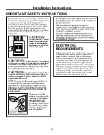 Предварительный просмотр 3 страницы GE Spacemaker JVM1630CH Installation Instructions Manual