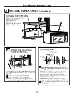 Предварительный просмотр 12 страницы GE Spacemaker JVM1630CH Installation Instructions Manual