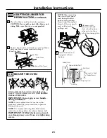 Предварительный просмотр 21 страницы GE Spacemaker JVM1630CH Installation Instructions Manual