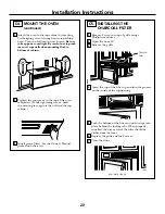 Предварительный просмотр 22 страницы GE Spacemaker JVM1630CH Installation Instructions Manual