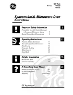 Preview for 1 page of GE Spacemaker JVM1650 Owner'S Manual